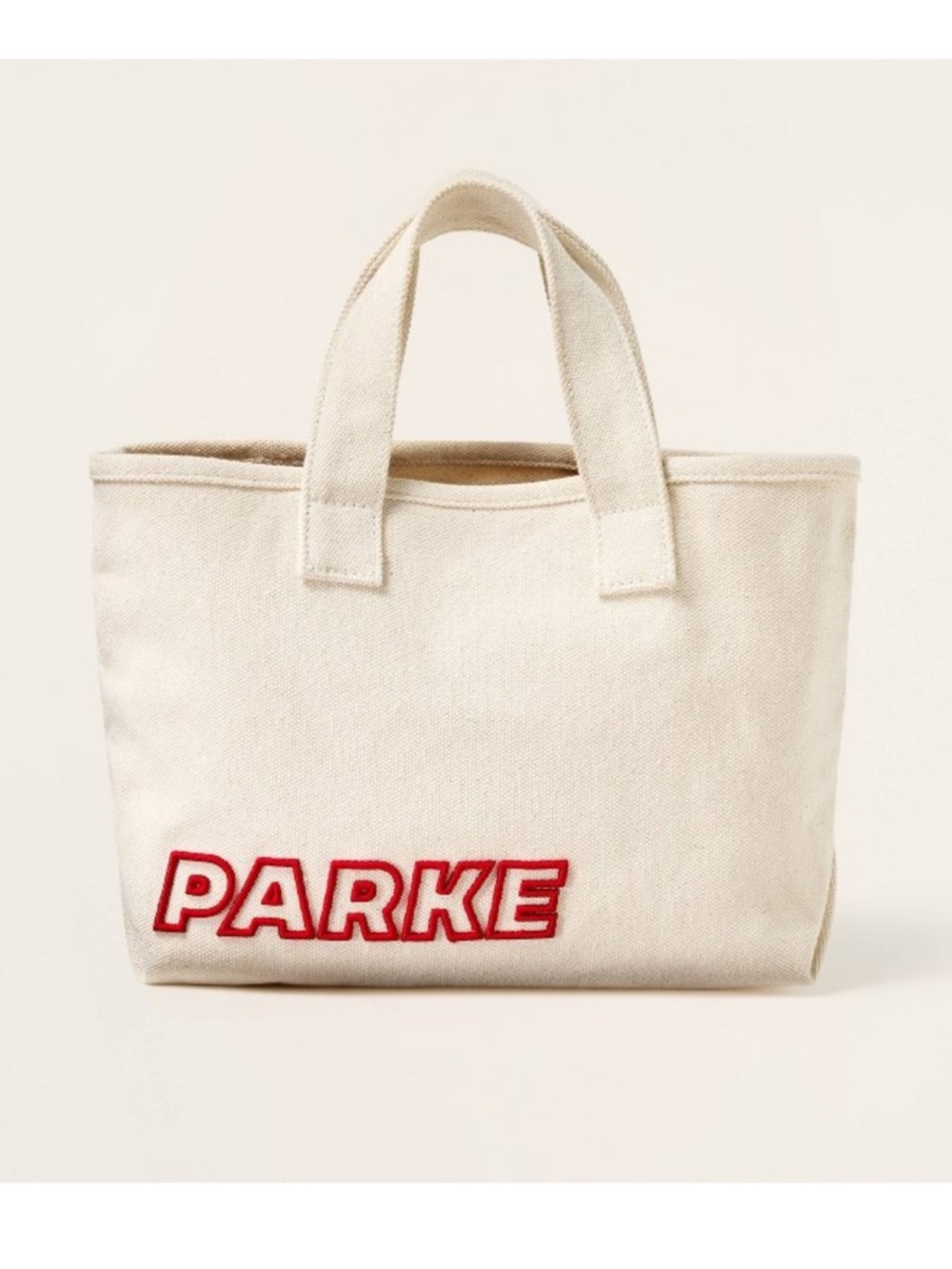 Parke x Target canvas logo mini tote bag